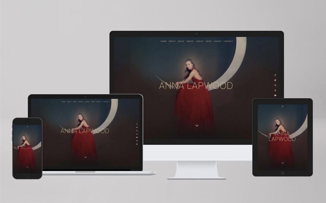 Knight Classical create new website for Anna Lapwood
